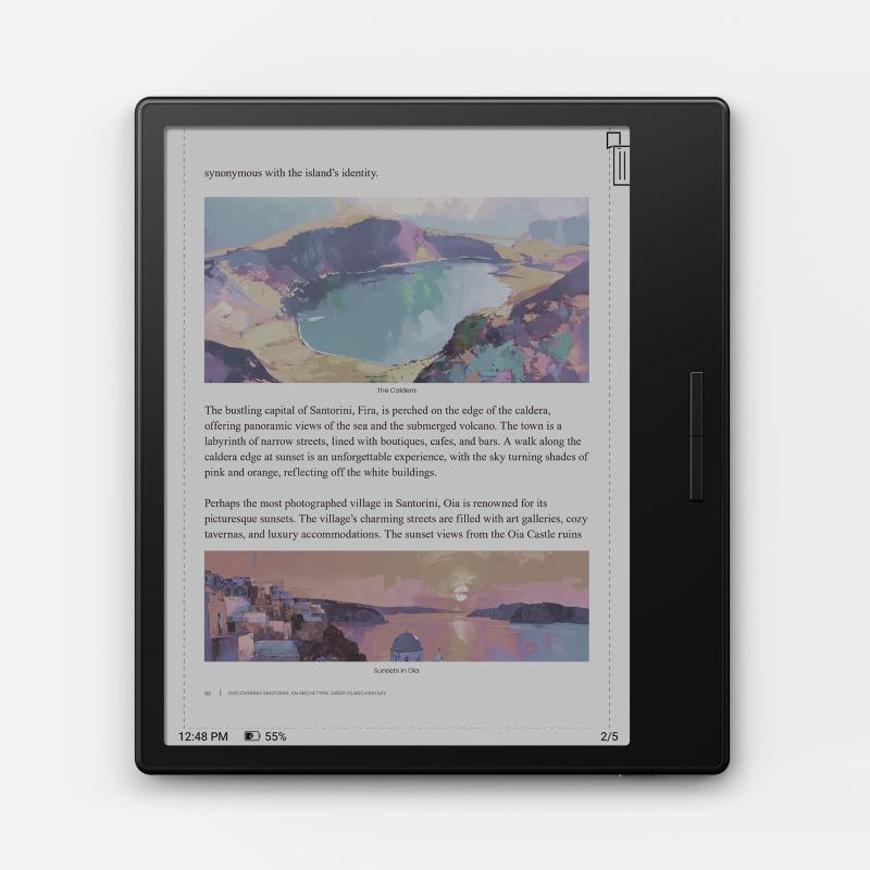 Tablet BOOX Tablet Go Color 7 ePaper E Ink 4G 64GB Preto - Mesa
